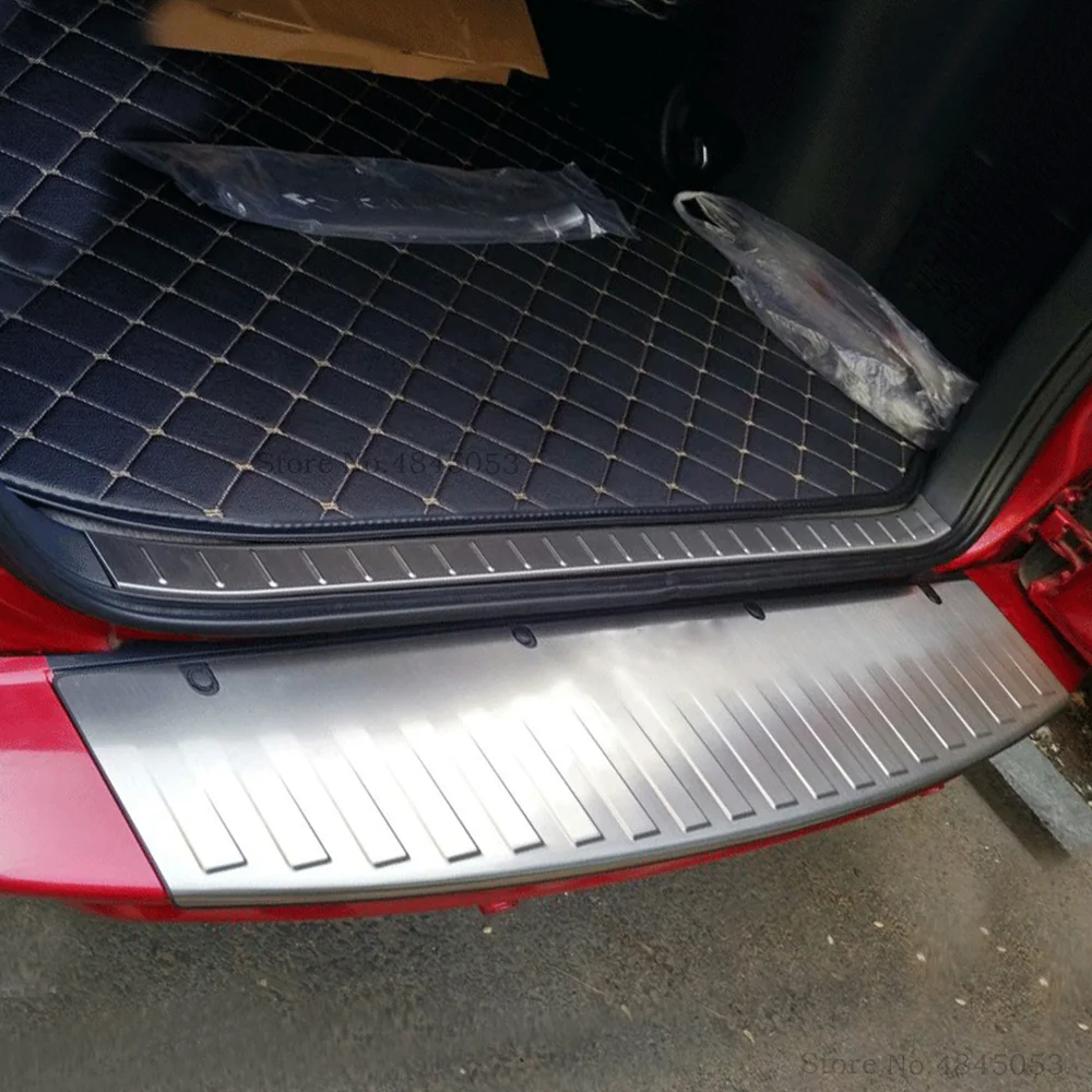 Для Toyota RAV4 2009 2012 внешняя и внутренняя защита Бампера из нержавеющей стали