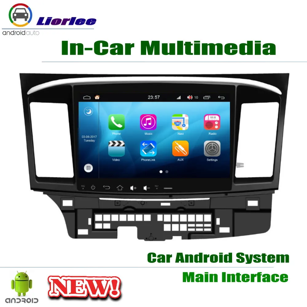 Sale 10.1" HD 1080P IPS LCD Screen Android 8 Core For Mitsubish Lancer EX 2010~2016 Car Radio BT 3G/4G WIFI GPS Navi Multimedia 4