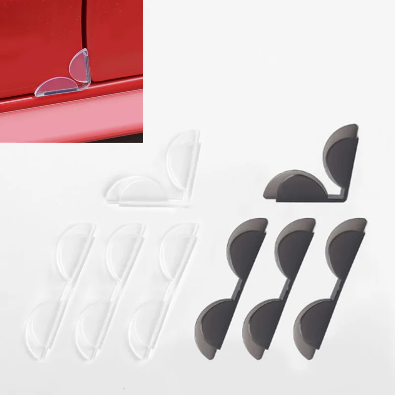 

2019 NEW 4Pcs Car Door Edge Corner Guard Anti-scrash Bar Stickers for Ford Focus Kuga Fiesta Ecosport Mondeo Escape Explorer