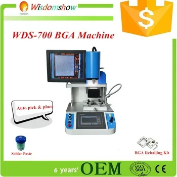 Wisdomshow WDS 700 mobile repairing bga/smd soldering machines 110V/220V Optical alignment system for phone chip for motherboard