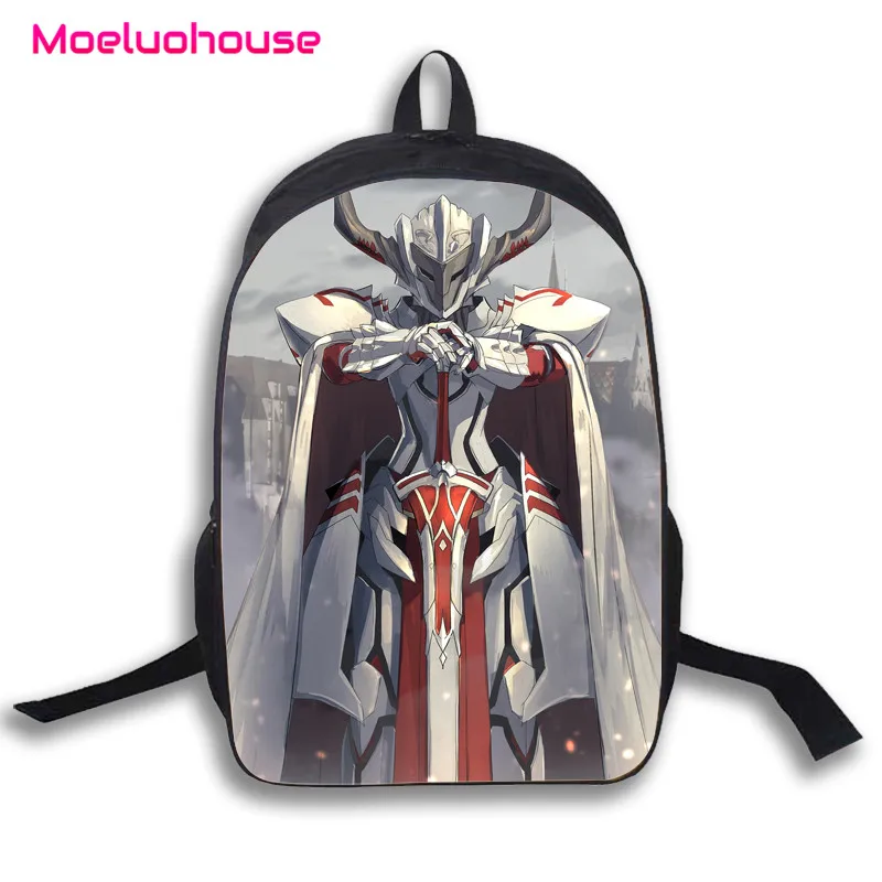 

Anime Fate Apocrypha Mordred Men Women 16" Backpack School Knapsack Travel Laptop Book Student Bag Bagpack