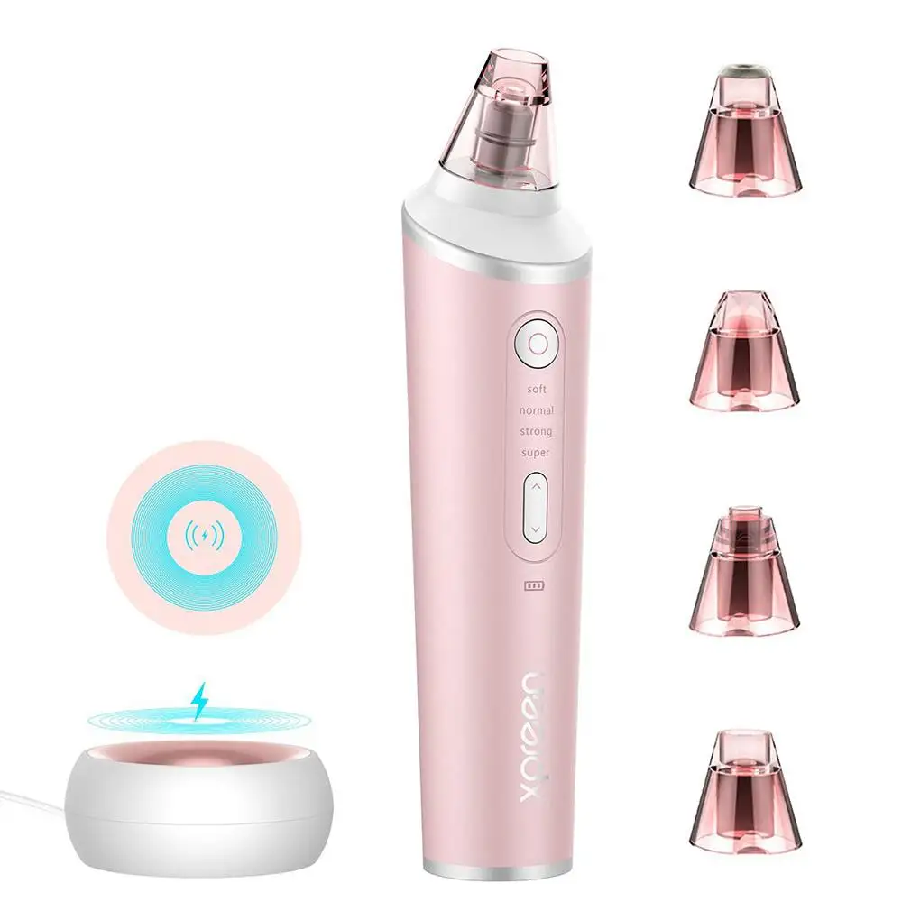

Brand New LED Lighting Vacuum Pore Cleaner Wireless Charging Comedo Remover Blackhead Extractor Blackhead Remover