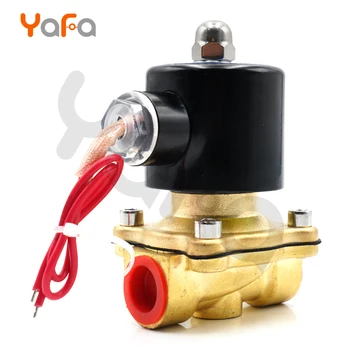 

AC110V 220V 380V DC12V 24V ,G1/4" G3/8" G1/2" G3/4" G1" , solenoid valve, water valve, air/oil valve normally closed, brass body
