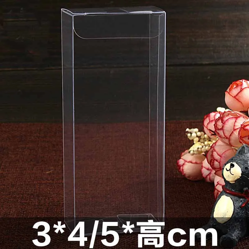 

10pcs plastic pvc boxes packaging for giftchocolatecandycosmeticcakecrafts display package transparent Boxgifts/chocolate/candy/