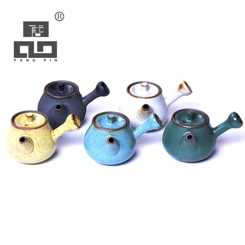 

TANGPIN coffee and tea sets mini small capacity japanese ceramic teapot kettle tea pot ceramic tea pets accessories