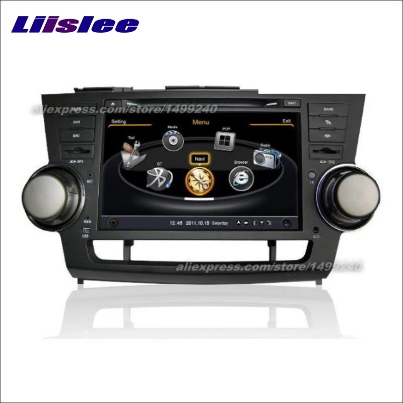 Flash Deal Liislee Car Multimedia System For Toyota Kluger 2007~2013 Radio CD DVD Player GPS Satellite Nav Navi Navigation HD Touch Screen 1