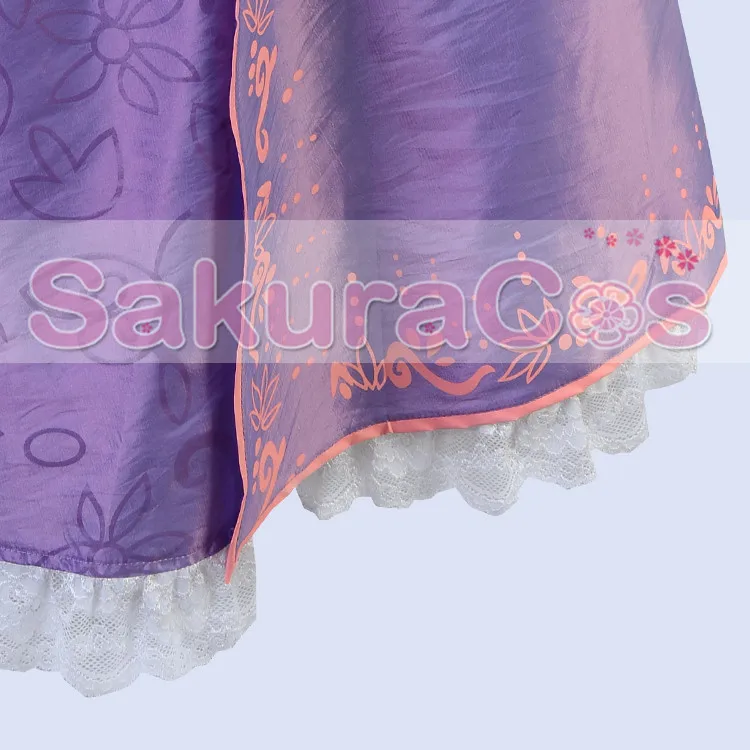 [Сток] Moive Rapunzel фиолетовое платье лолиты для косплея для женщин Хэллоуин