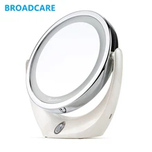 Magnifying Makeup Mirror with Lights Vanity Mirror 360 Degree Swivel Cordless LED Magnifying Mirror Tabletop BC-1007 Dual Sided