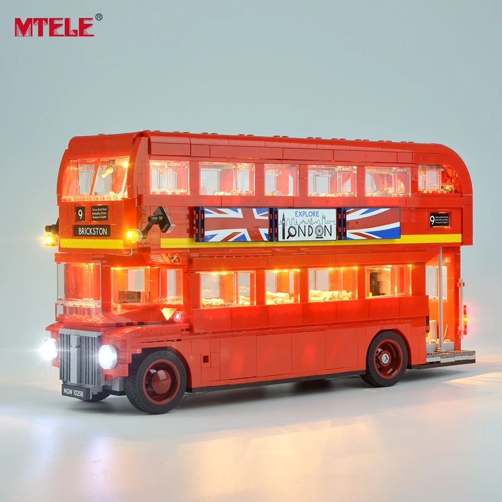 Led Light Set w// Battery Box For Lego Technic 10258 London Bus LED Kit For 21045