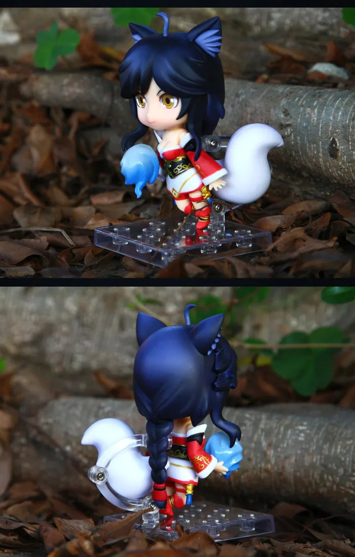 " 10 см Аниме Nendoroid Ahri 411 ПВХ фигурка коллекция игрушек куклы