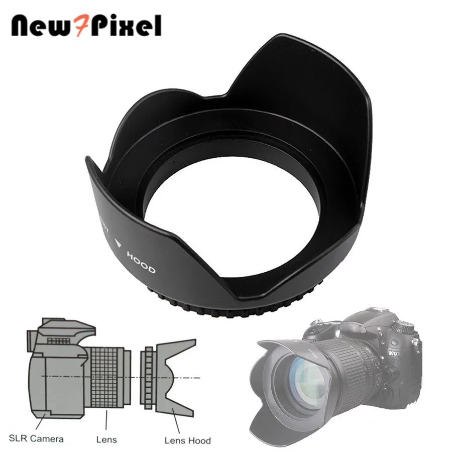 КРЫШКА ОБЪЕКТИВА 49 мм 52 55 58 62 67 72 77 с резьбой лепестками цветов для Nikon Canon Sony Fuji Olympus
