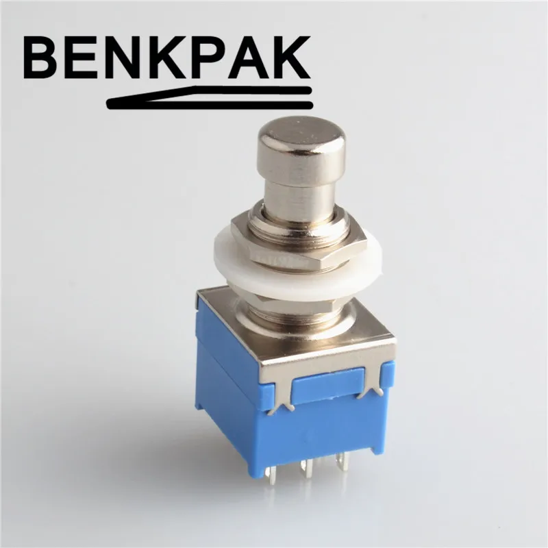 

Manufacturer Directly ! 10pcs 3PDT Latching Metal Stomp Push Button Foot Switch Guitar Pedal Effect