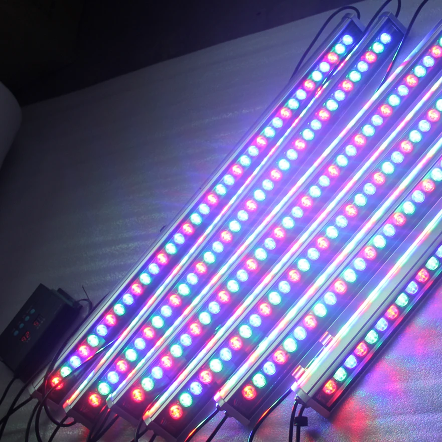 10 шт./лот 36 Вт светодиодный настенный светильник DMX512 RGB прожектор Водонепроницаемый IP65 открытый светодиодный светильник настенный светильник