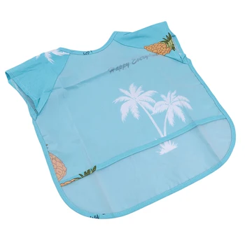 

Cute Baby Bibs Disposable Half Sleeve Gown Bib Summer Thin Baby Waterproof Children's Cartoon Apron Bib Kid Feeding Smock Bib