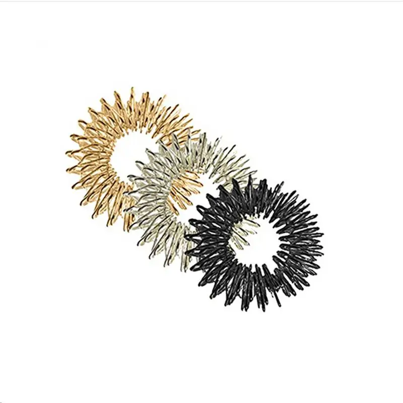 

Massage Acupuncture Finger Rings Health Care Acupressure Hand Massager Pain Relief Stress Relief Help Sleep Tools Mixed Color