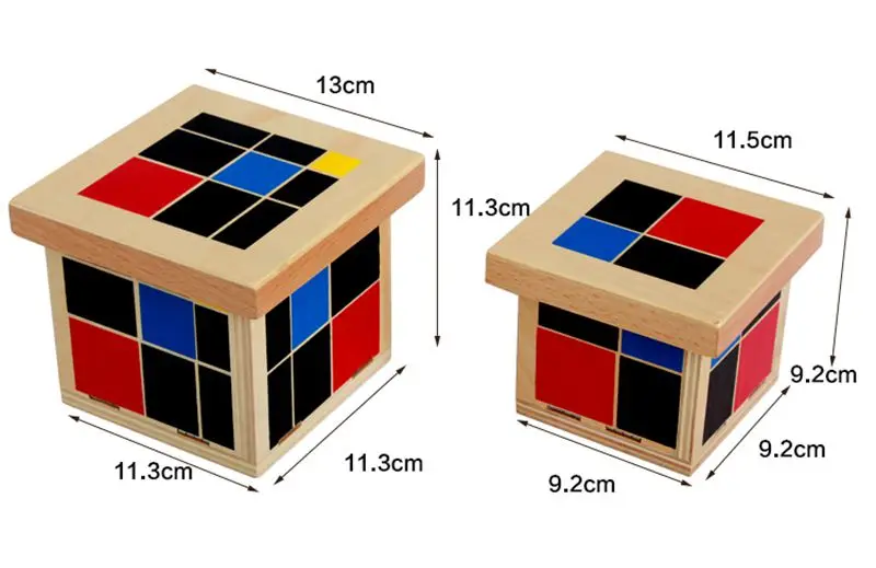 Деревянные игрушки для детей трехмерный куб волшебные детские игрушки для изучения математики творческие Монтессори обучающая игрушка