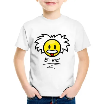 

Comical Albert Einstein Printed Children Funny T-shirts Kids Summer Short Sleeve Tees Boys/Girls Casual Tops Baby Clothes,HKP527