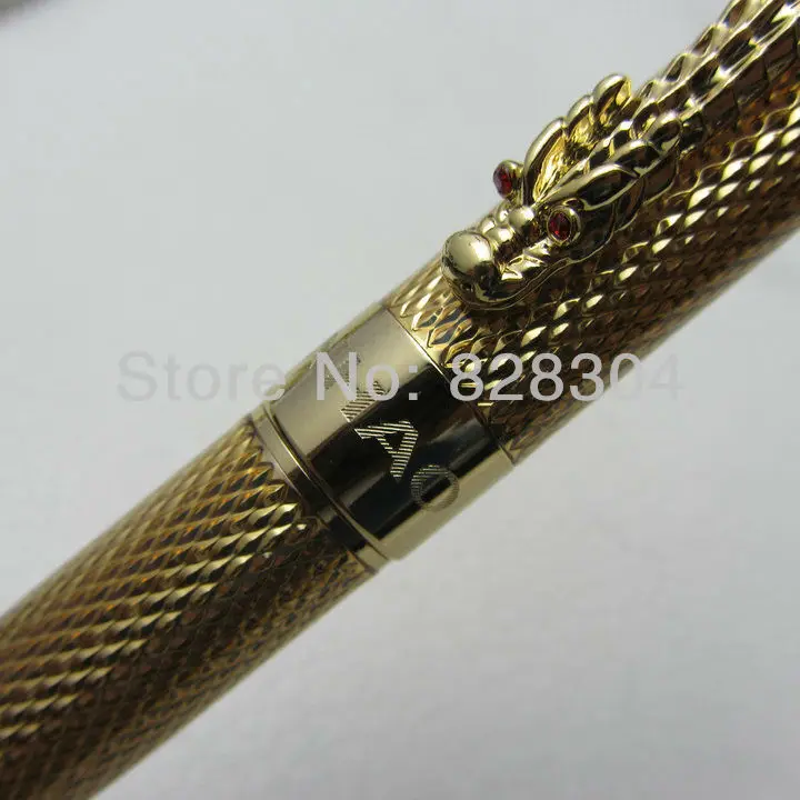 Перьевая ручка jinhao noble gold dragon со средним наконечником