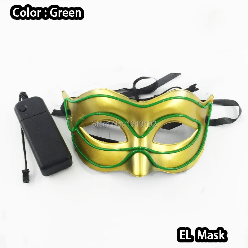 Women Sexy Cosplay Half Eyes Mask Bunny Fox Animal Mask Masquerade LED Glasses Carnival Fancy Glow Party Supplies