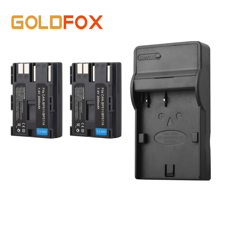 Аккумулятор для цифровой камеры Canon EOS 40D 300D 5D 20D 30D 50D 10D D60 G6 2x2000 мАч|battery for canon|digital