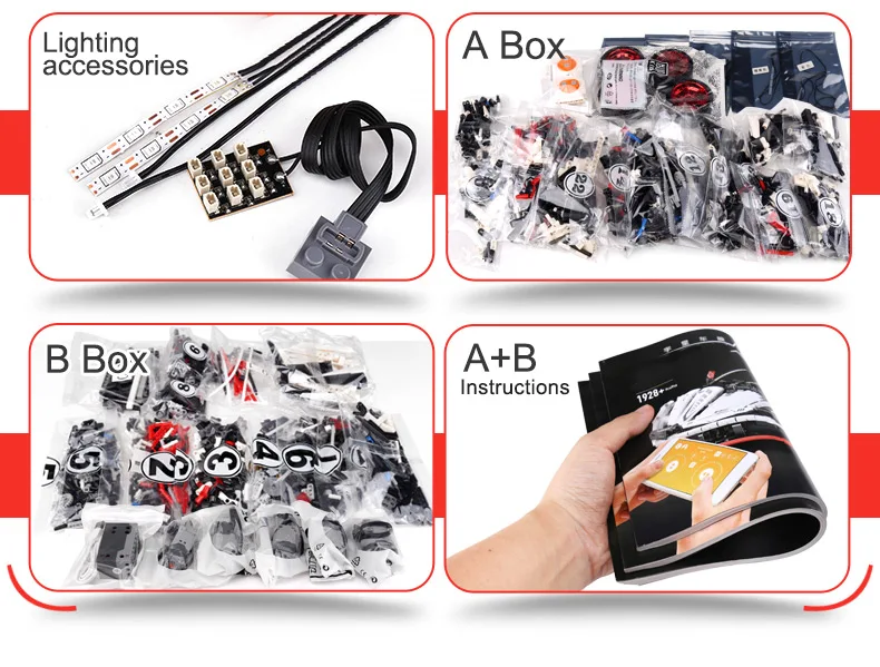 Compatível com Lepining Conjunto de Blocos de Construção do Miúdo Técnica Carro Série Moc-3918 Motorizado Branco Tijolos App rc Brinquedos Dhl 20087 12 Brinquedos e hobbies