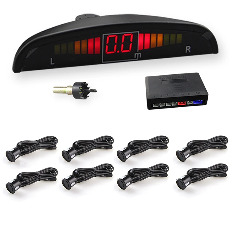 Car Parking Sensor 4/2 for Front And 4 for Back Parking Sensor System 8