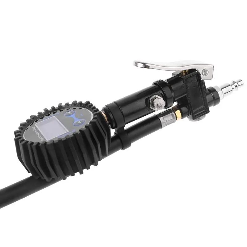 Digital Air Tyre Tire Inflator w/ Pressure Gauge 200PSI Chuck for Truck/Car/Bike Digital Air Tyre Tire Inflator w/ Pressure Gauge 200PSI Chuck for Truck/Car/Bike