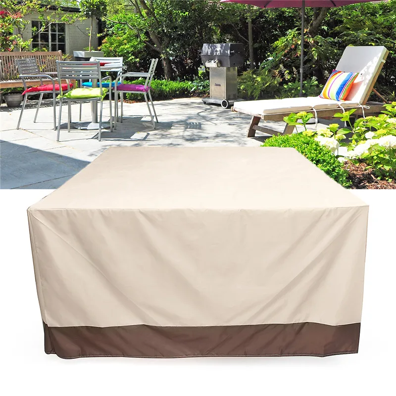  3 Shapes Waterproof Outdoor Garden Patio Furniture Covers Rain Snow Chair Covers for Sofa Table Cha