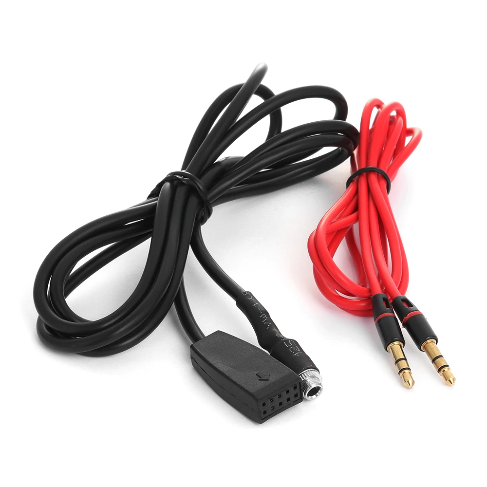 

Car Radio Female AUX Adapter AUX In Input Interface 3.5mm Cable For BMW