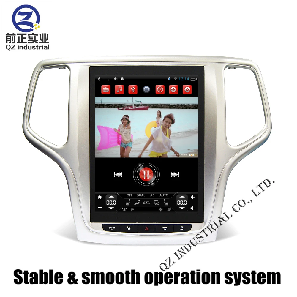 Sale 10.4" Upright Huge Screen Android 4.4 T3 2G 32G for Jeep grand Cherokee 2015-2017 Car DVD Player with 3G 4G WIFI GPS Map Radio 11