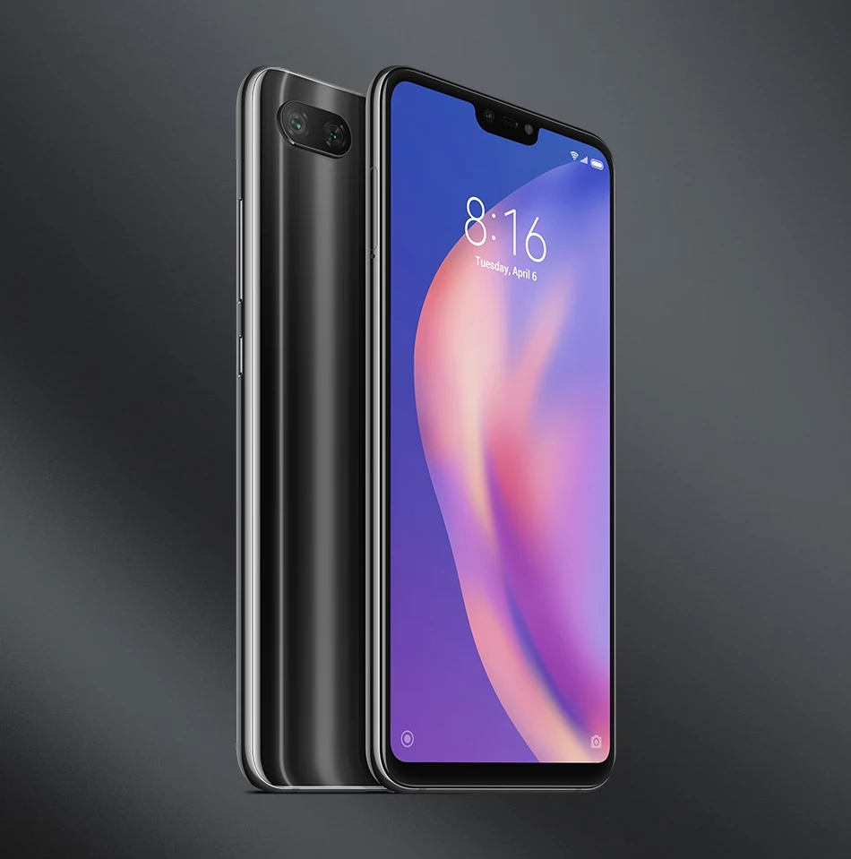 Глобальная ПЗУ Xiaomi Mi 8 Lite, 6 ГБ ОЗУ, 64 Гб ПЗУ, Смартфон Snapdragon 660, 6,26 дюйма, FHD+ экран, фронтальная камера 24 МП