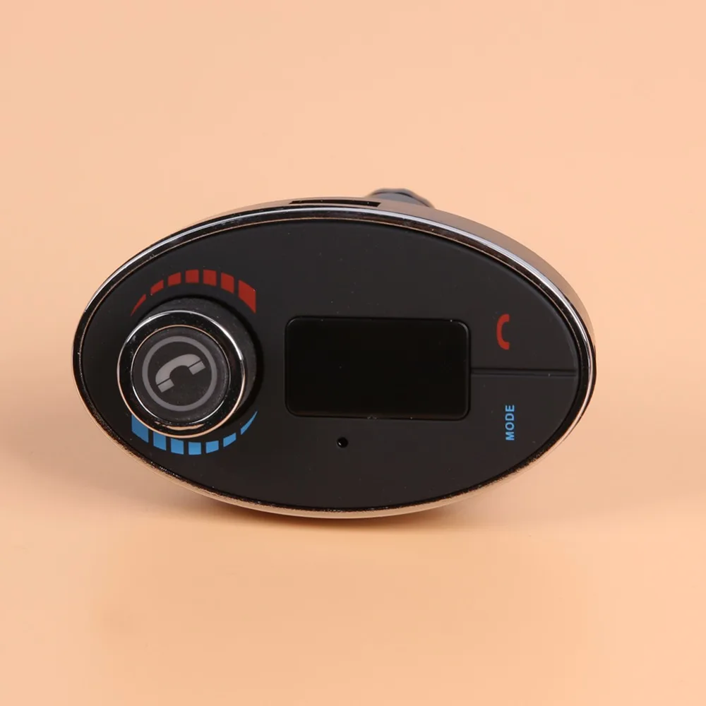 Vodool Многофункциональный Bluetooth гарнитура для авто Беспроводной fm-передатчик синий ЖК-дисплей Автомобильный MP3-плеер аудио плеера Hands-Free