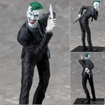 

New 19cm Joker Action ARTFX + DC COMIC Batman Arkham Knight PVC Kids Gift Toys doll Anime Movie Model Movable Cosplay collection