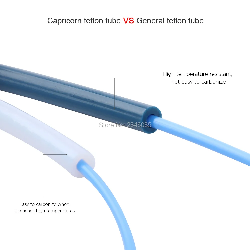 Tubulação para Bowden Capricorn Tubo 2 Impressora 3d Série xs Original 1 m - 10 Peças e acessórios em 3D