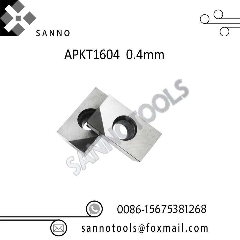 Бесплатная доставка! Высокое качество 2 шт. R0.4 APKT1604/R0.8 APKT1608 CBN ЧПУ твердосплавный Токарные Пластины