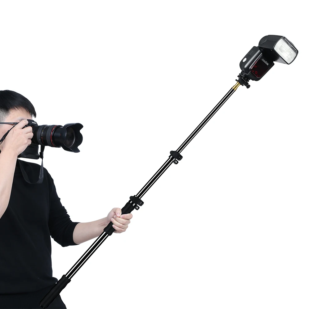Ручной удлинитель 25 5 62 дюйма/62 157 см опорный стержень для вспышки фотовспышка