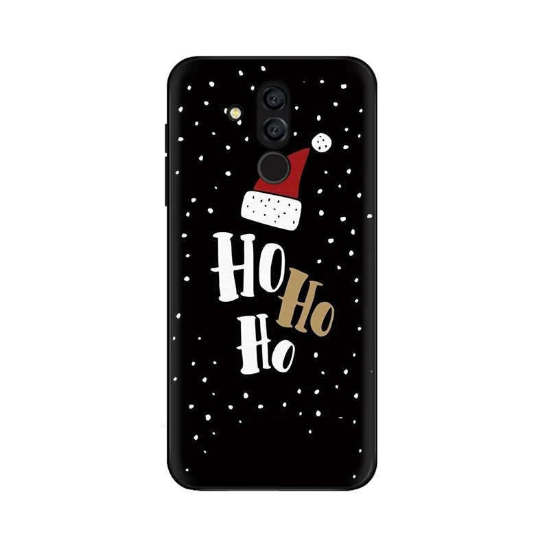 Merry Рождественский Рисунок мягкий чехол для телефона huawei Y6 9 mate 10 20 Pro Lite Nova 3 3i - Цвет: B2