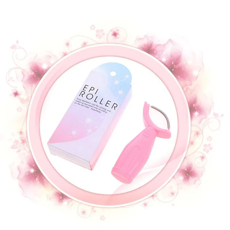 Newest Pink Handle Spring Face Hair Removal Facial Epilator Depilatory Rolling Roller Cleaning Skin Care Tool Hot Sale