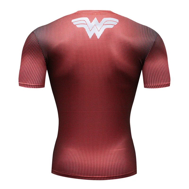 Новая летняя футболка супергероя Marvel 3D Супермен/Человек-паук/Бэтмен/Черная пантера Мужская футболка с коротким рукавом обтягивающая футболка