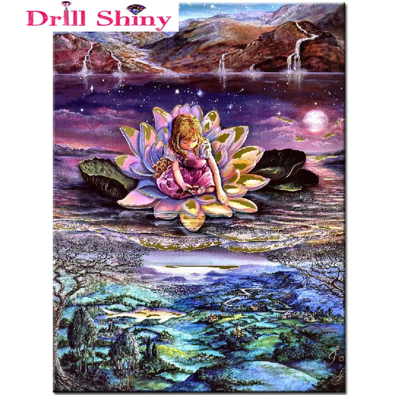 5D DIY Full Drill Square Diamond Painting Beautiful Angel Embroidery Kit N#S7
