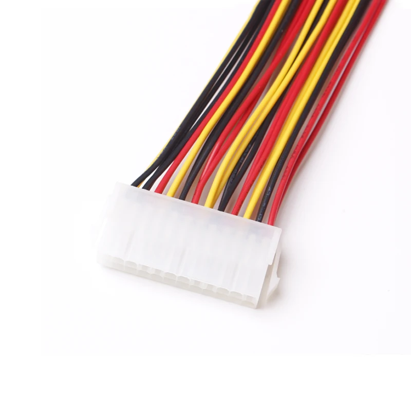 ULT-BEST Extension Cable ATX 24 Pin Male to 24P Female Power Supply Cables Internal PC PSU Riser Mining Cabo Power 30CM