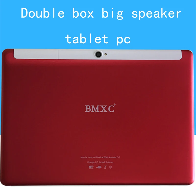 Double box big speaker tablet pc 3G 4G LTE smartphone Tablet pc Android
