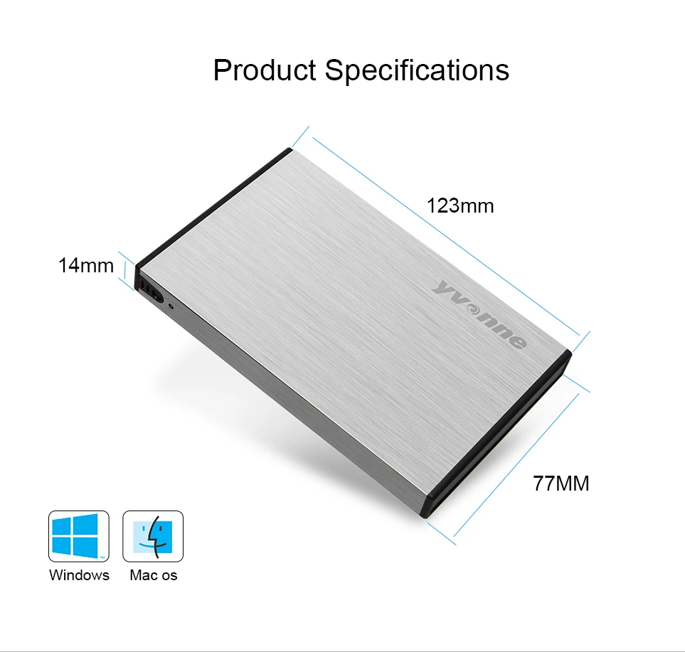 Yvonne HDD чехол SATA USB 3,0 адаптер SATA HDD коробка HD корпус для внешнего жесткого диска для SSD диск 2,5/2,6/2,7/2,8 дюймов хранения чехол s