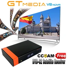 GTMEDIA V8 NOVA спутниковый ТВ приемник DVB-S2 freesat V8 супер встроенный wifi H.265 поддержка Европа cline опционально ТВ приставка