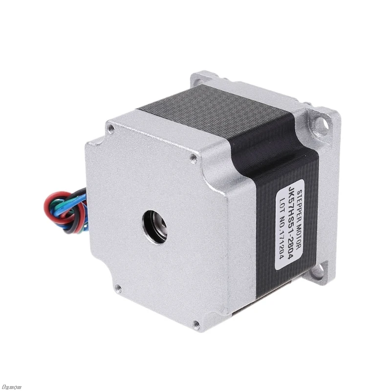 

4-Lead Nema23 57 Stepper Motor 2.8A 51mm 2 Phase 1.1N.M Single Shaft For CNC XYZ Damom