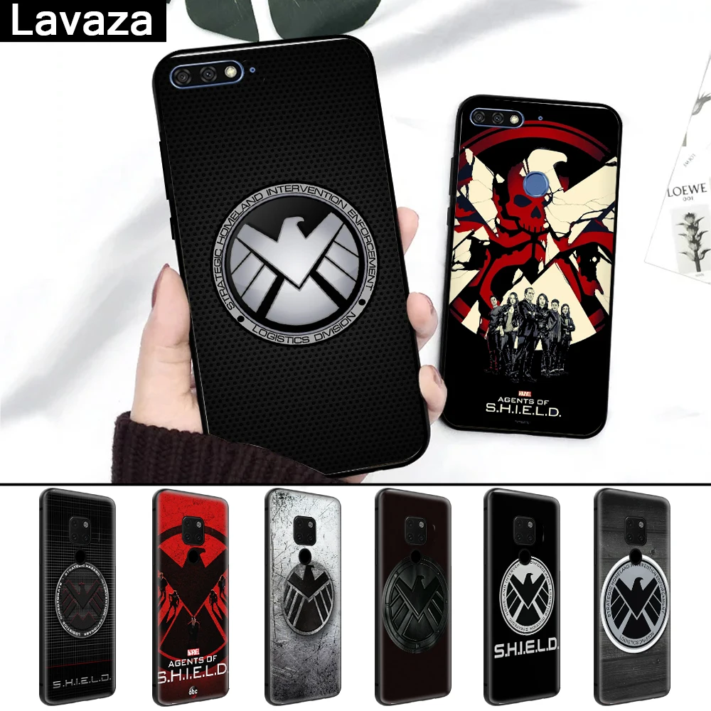 

Lavaza Marvel S.H.I.E.L.D Agents of Shield Silicone Case for Huawei Mate 10 Pro 20 Lite Nova 3 3i Y6 Y5 Y9 Y7 2017 Prime 2018