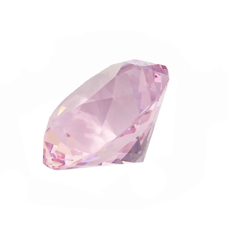 Кристалл Алмазный пресс-папье смешанный цвет 1 стекло для ПК бриллианты украшения дома Декор товары Топ - Цвет: pink
