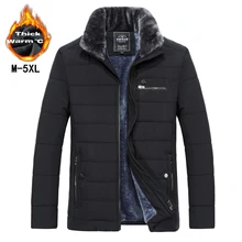 Новинка, стильное длинное пальто, Мужская брендовая одежда, модные длинные куртки, зимние пальто, брендовая одежда для мужчин, пальто с меховым воротником