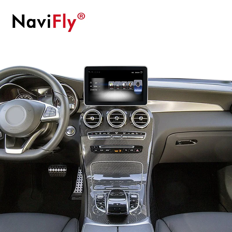 Cheap Navifly 3G RAM Android HD screen Car Audio gps Multimedia player for Mercedes Benz GLC X253 2015-2017 support DVR View camera 1