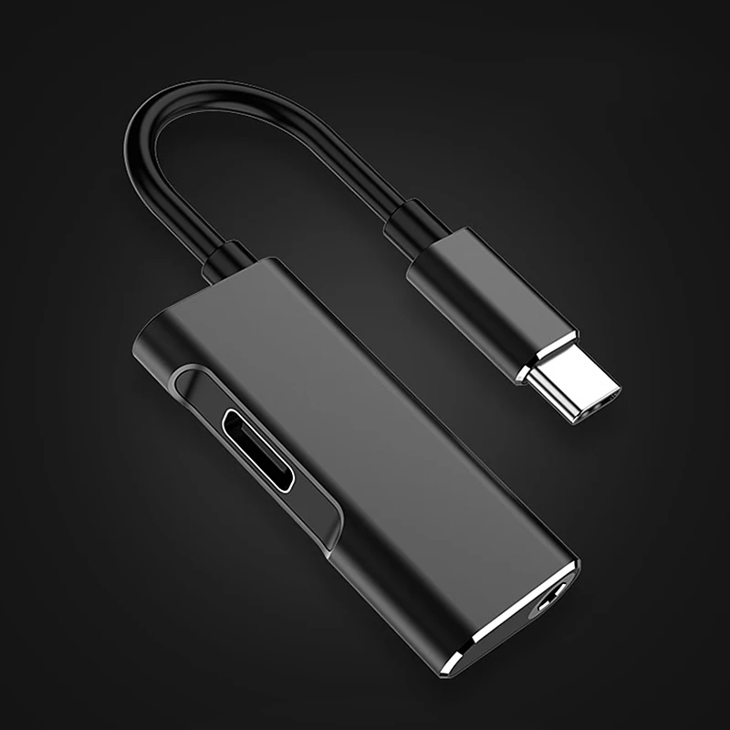 

USB Type C to 3.5MM Converter Earphone Audio Cable Type-C to 3.5 Adapter Cable for Samsung xiaomi Google Essential Huawei